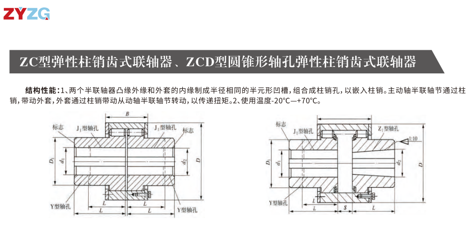 ZC型彈性柱銷齒式综合好色