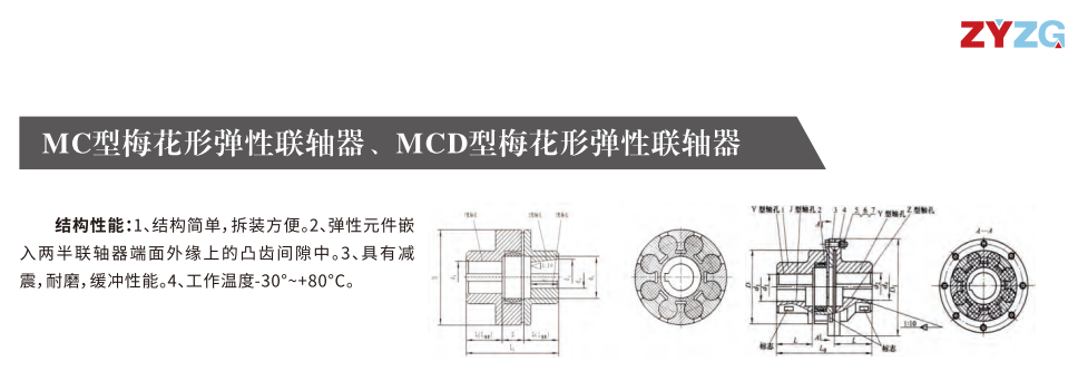 MC型梅花形彈性综合好色